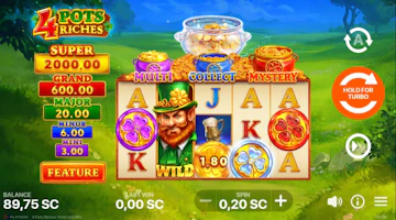 4 Pots Riches Hold and Win Screenshot