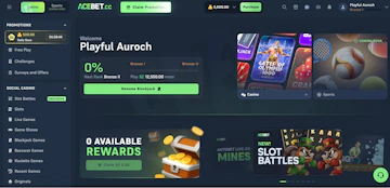 Acebet Desktop Lobby