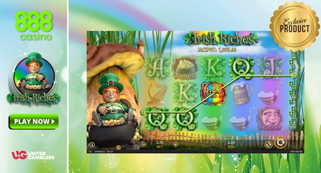 888casino Irish Riches x Unitedgamblers