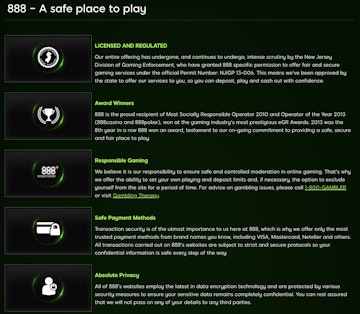 888casino safety and trust