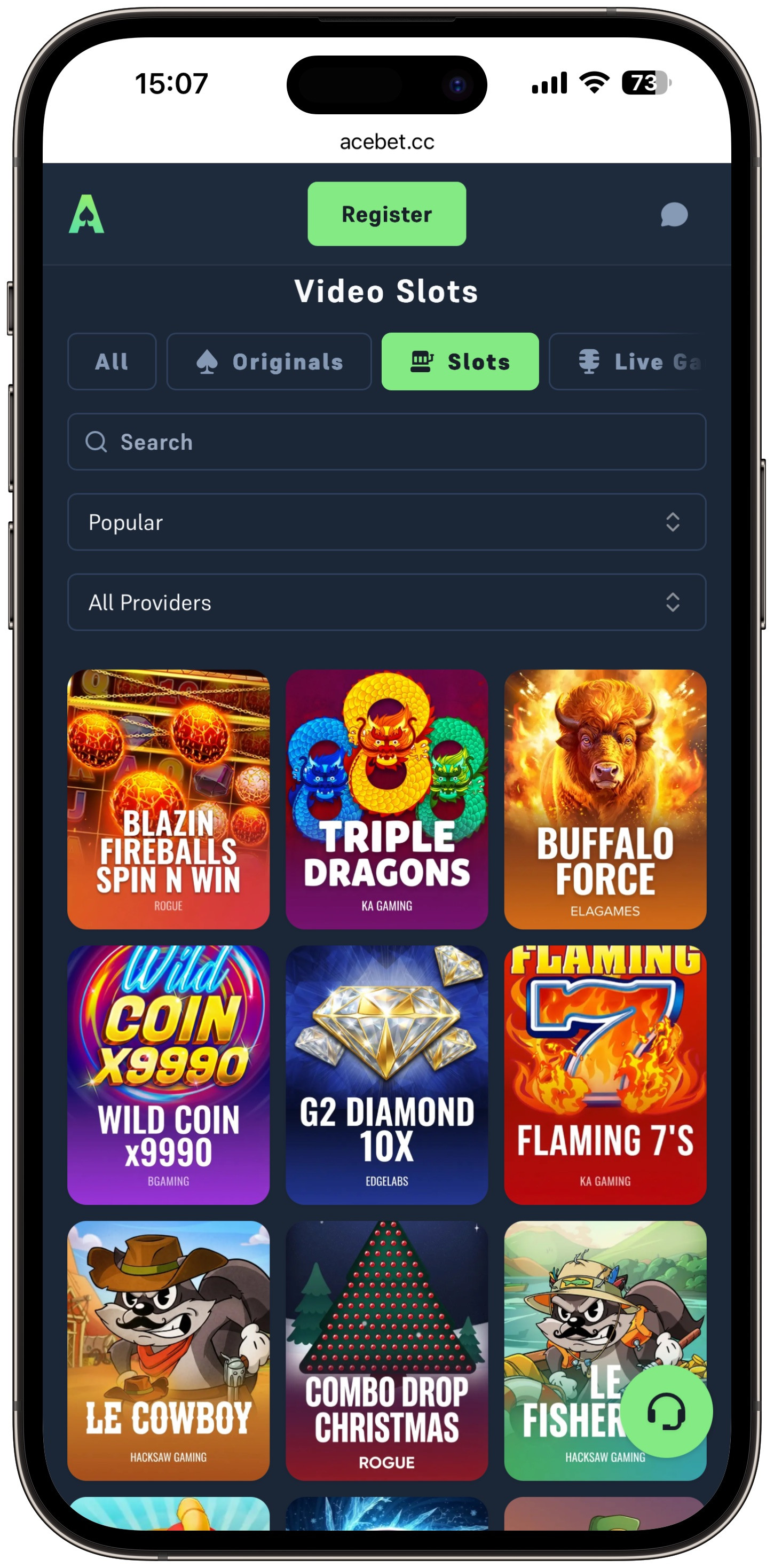 Acebet Slots