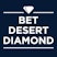 Bet Desert Diamond White Logo Transparent