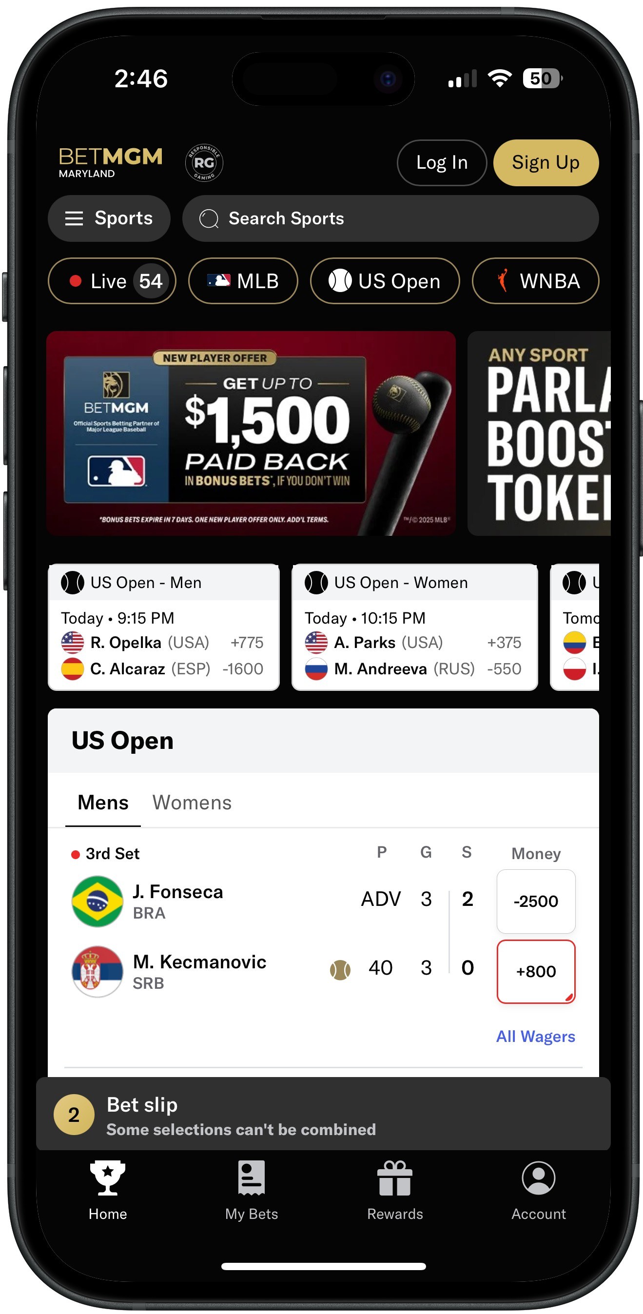 Betmgm app home 2025