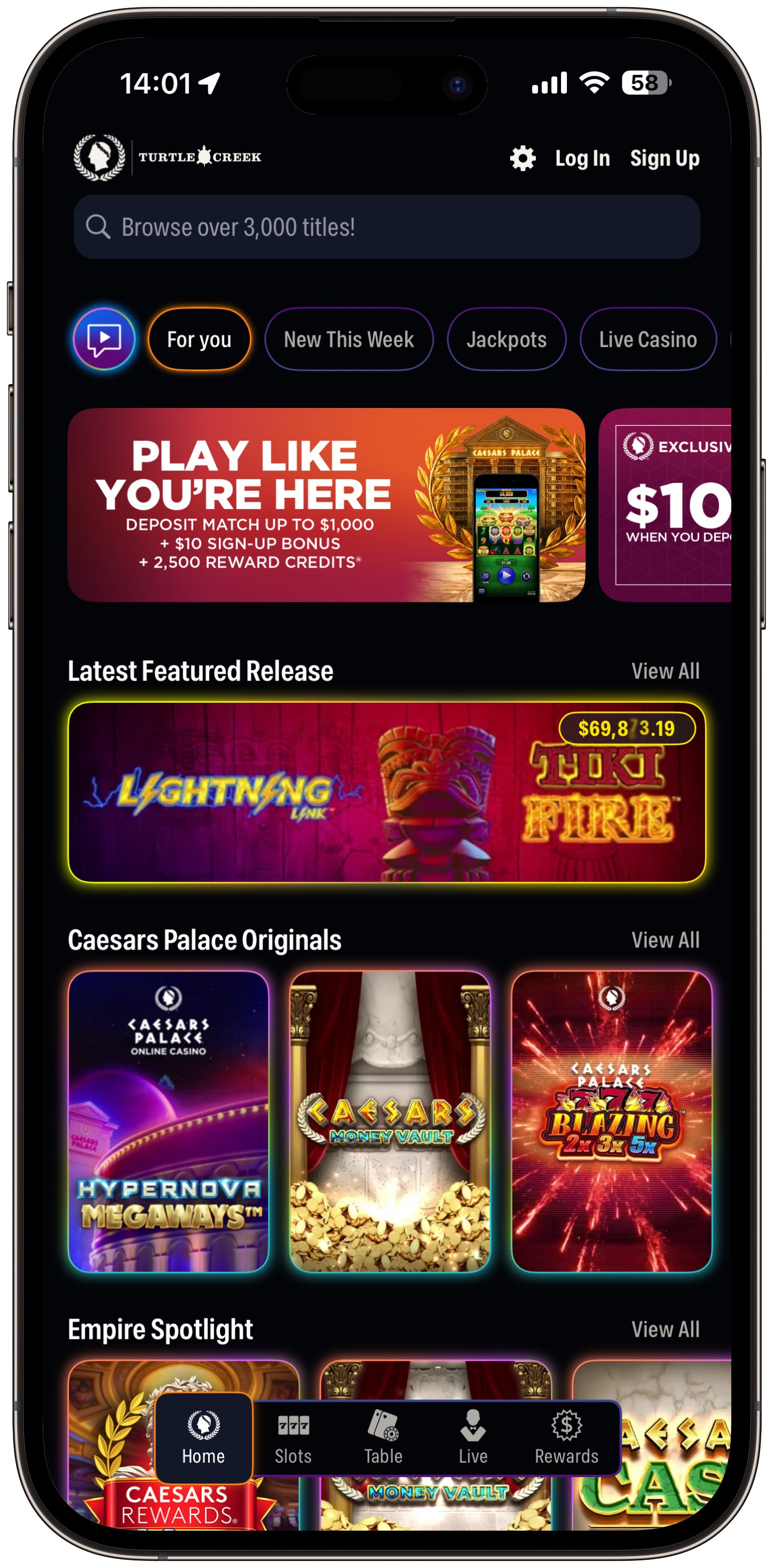 Caesars Palace Online Casino NJ App