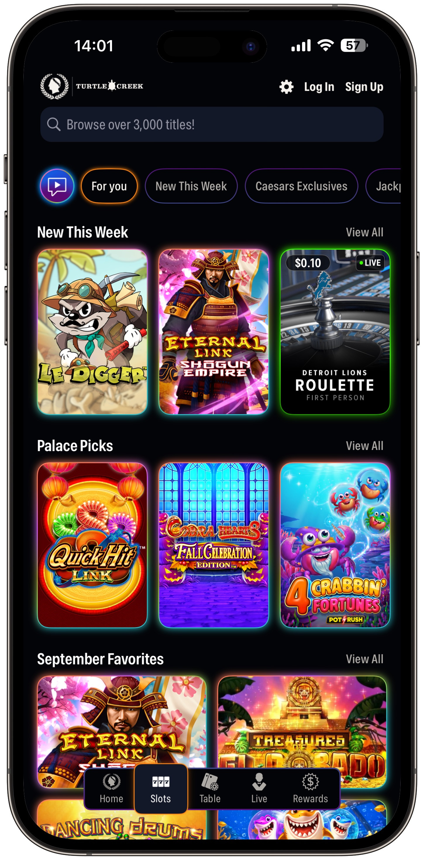 Caesars Palace Online Casino NJ Slots