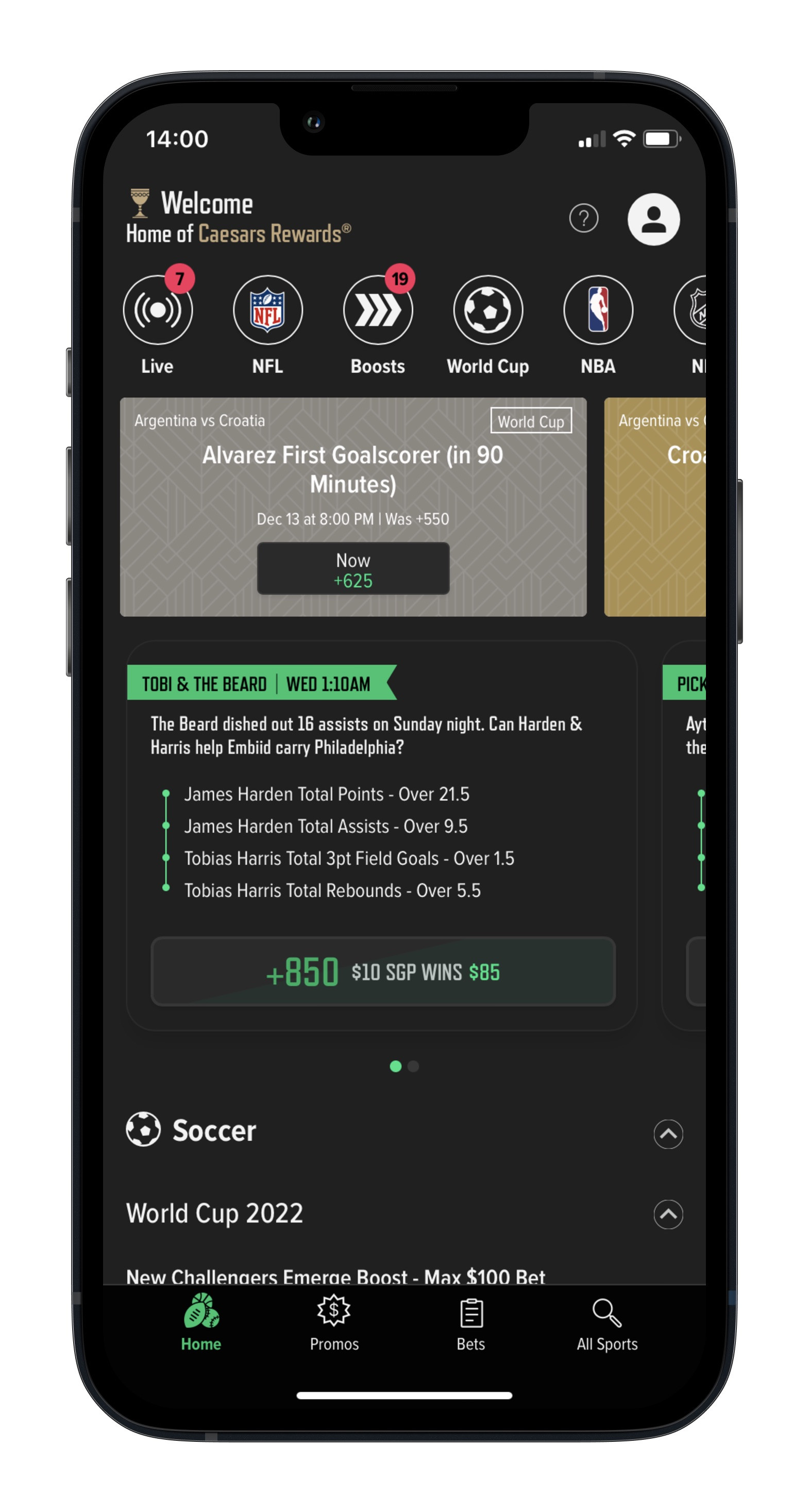 Caesars Sportsbook App