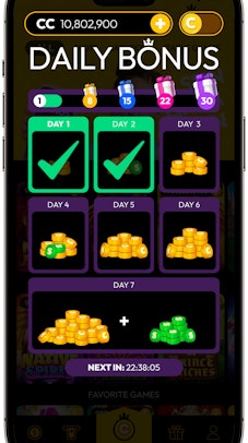 Crown Coins Casino Daily Bonus