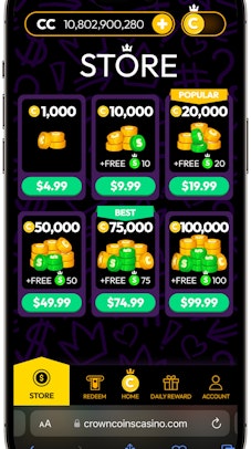 Crown Coins Casino Store