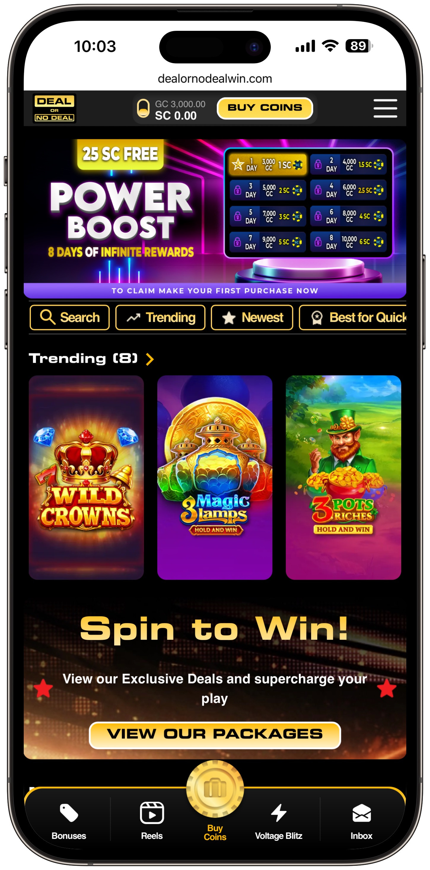 Deal Or No Deal Lobby