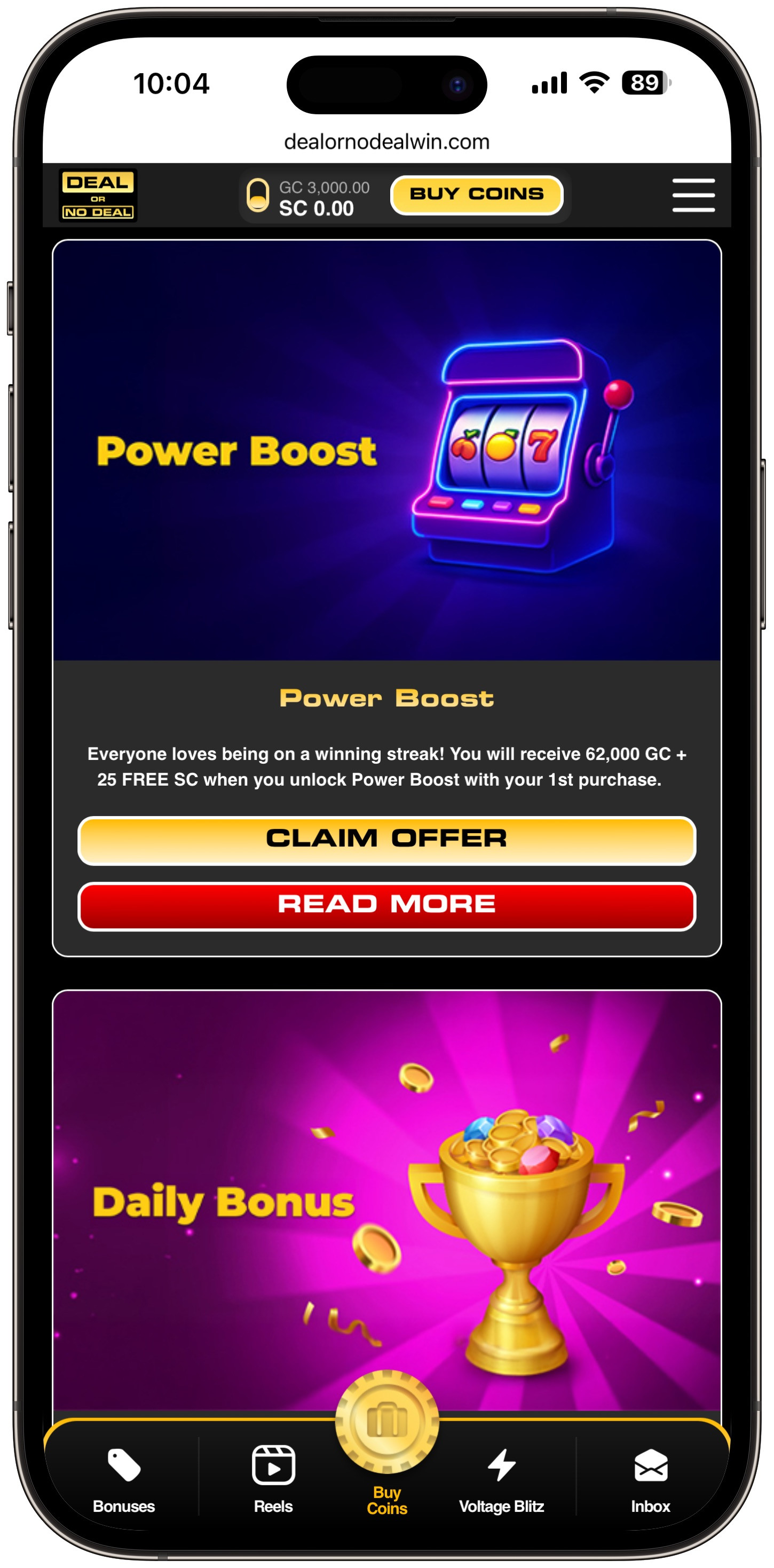 Deal Or No Deal Promos