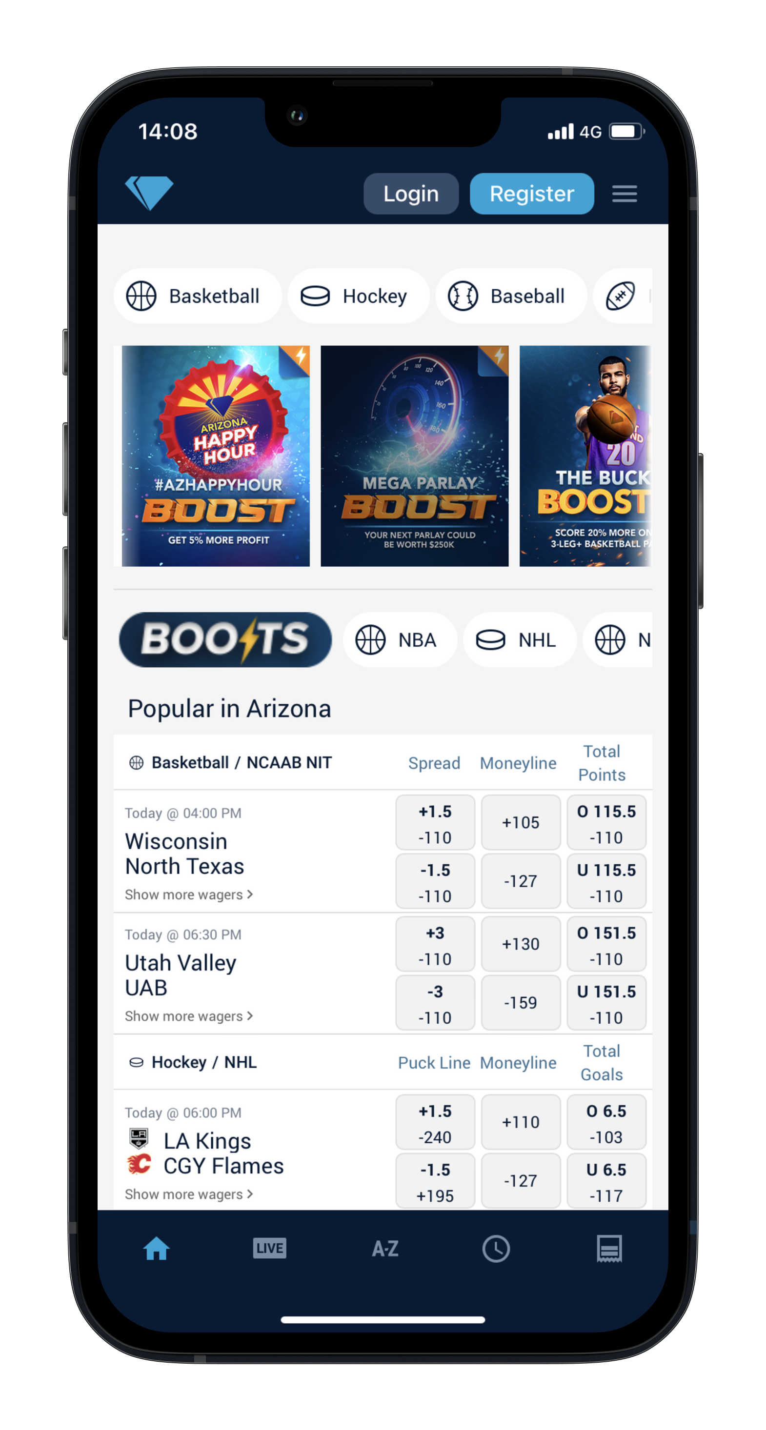 Desert Diamond Sports App