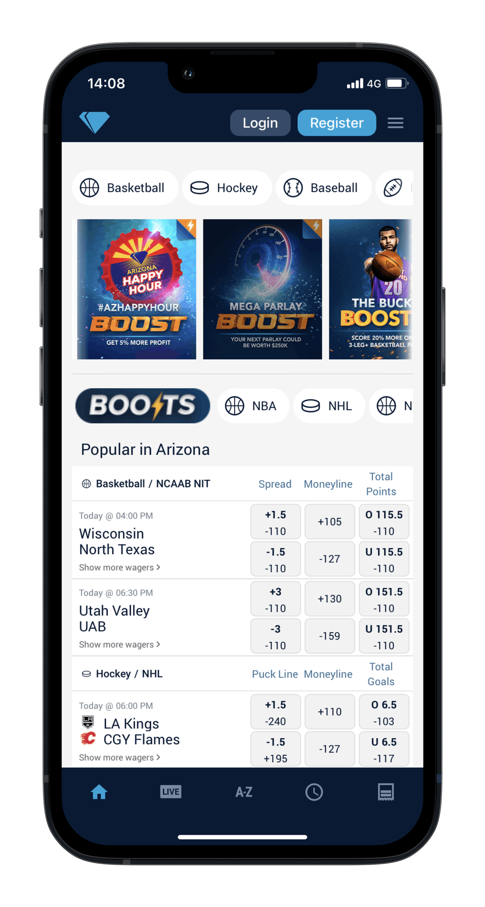 Desert Diamond Sports App