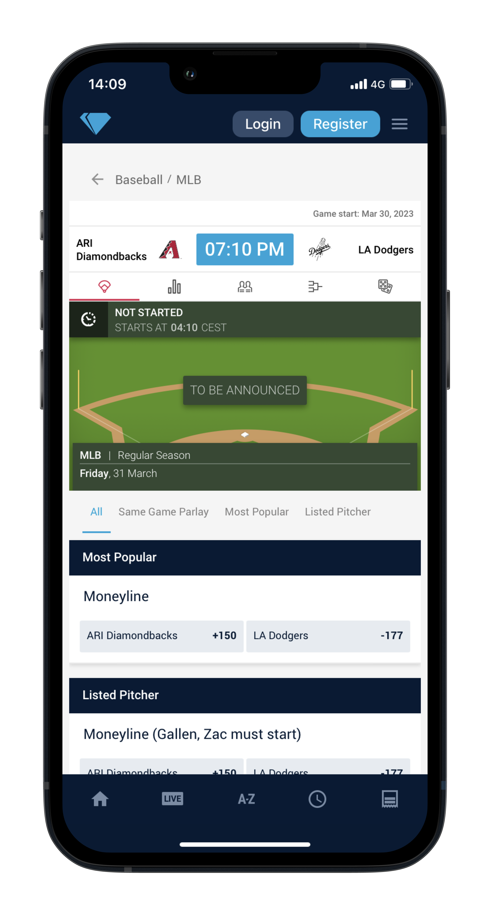 Desert Diamond Sports MLB