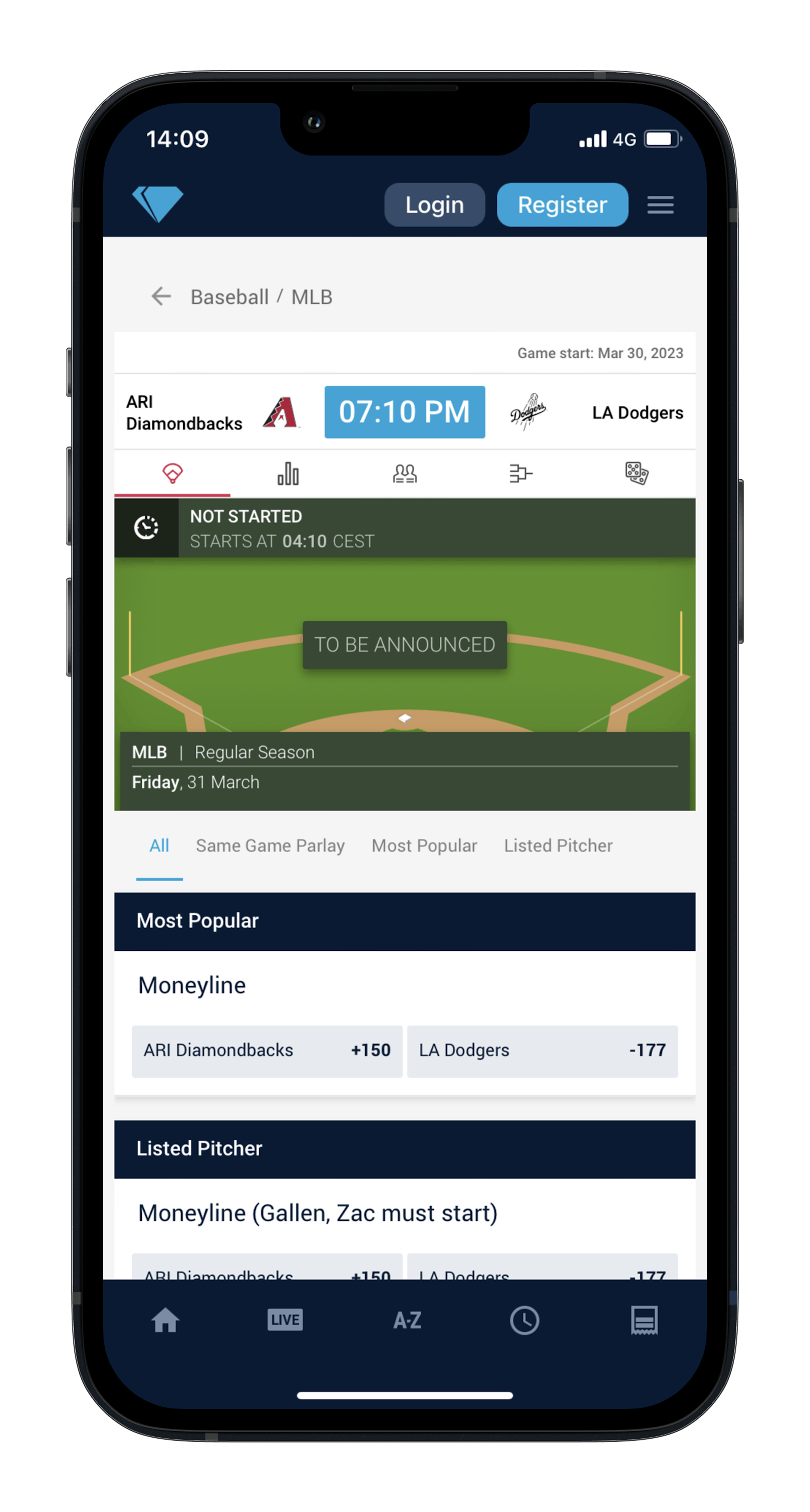 Desert Diamond Sports MLB