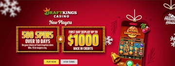 Draftkings Casino 500 spins bonus