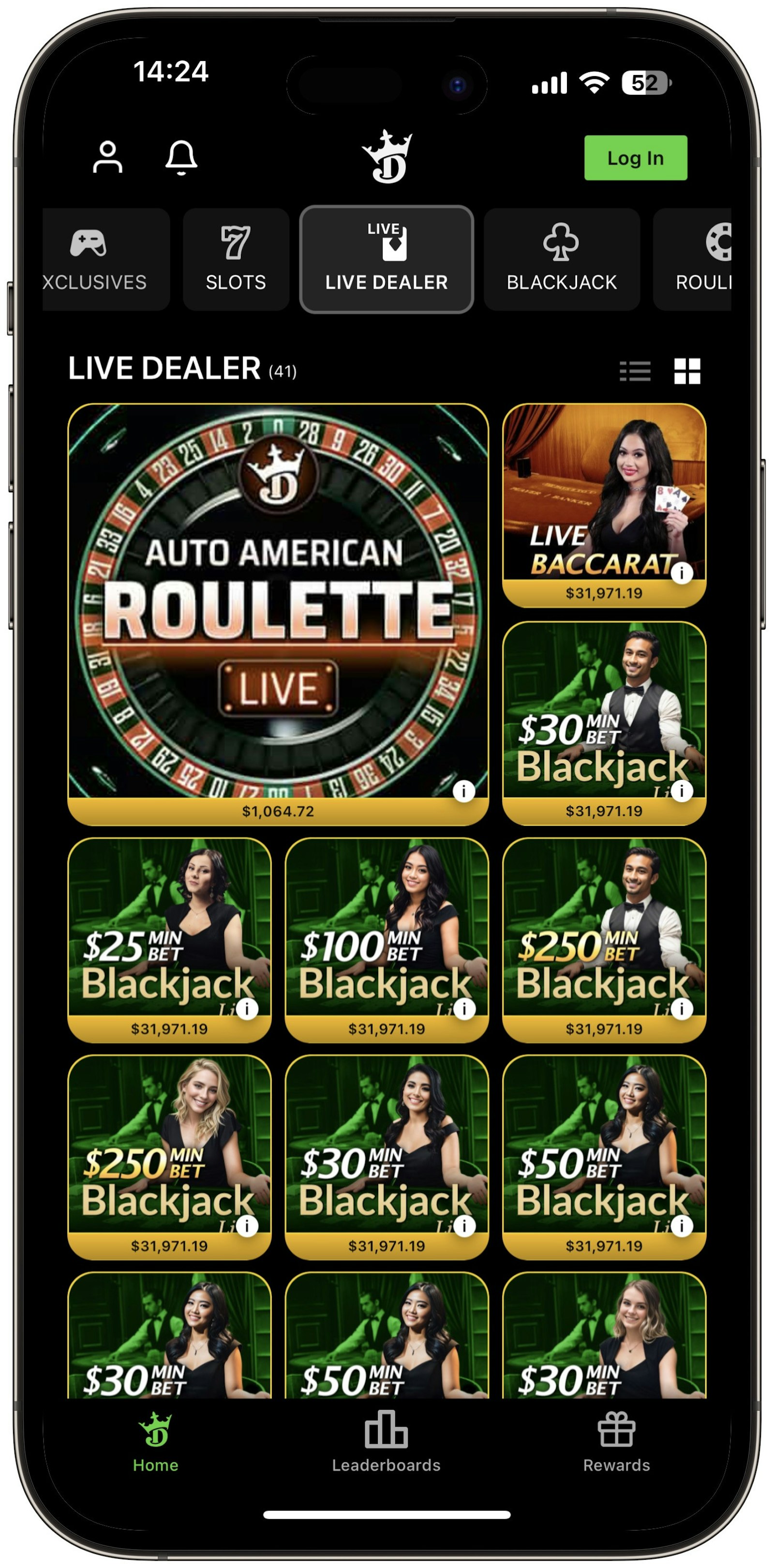 Draftkings Casino Live Dealer