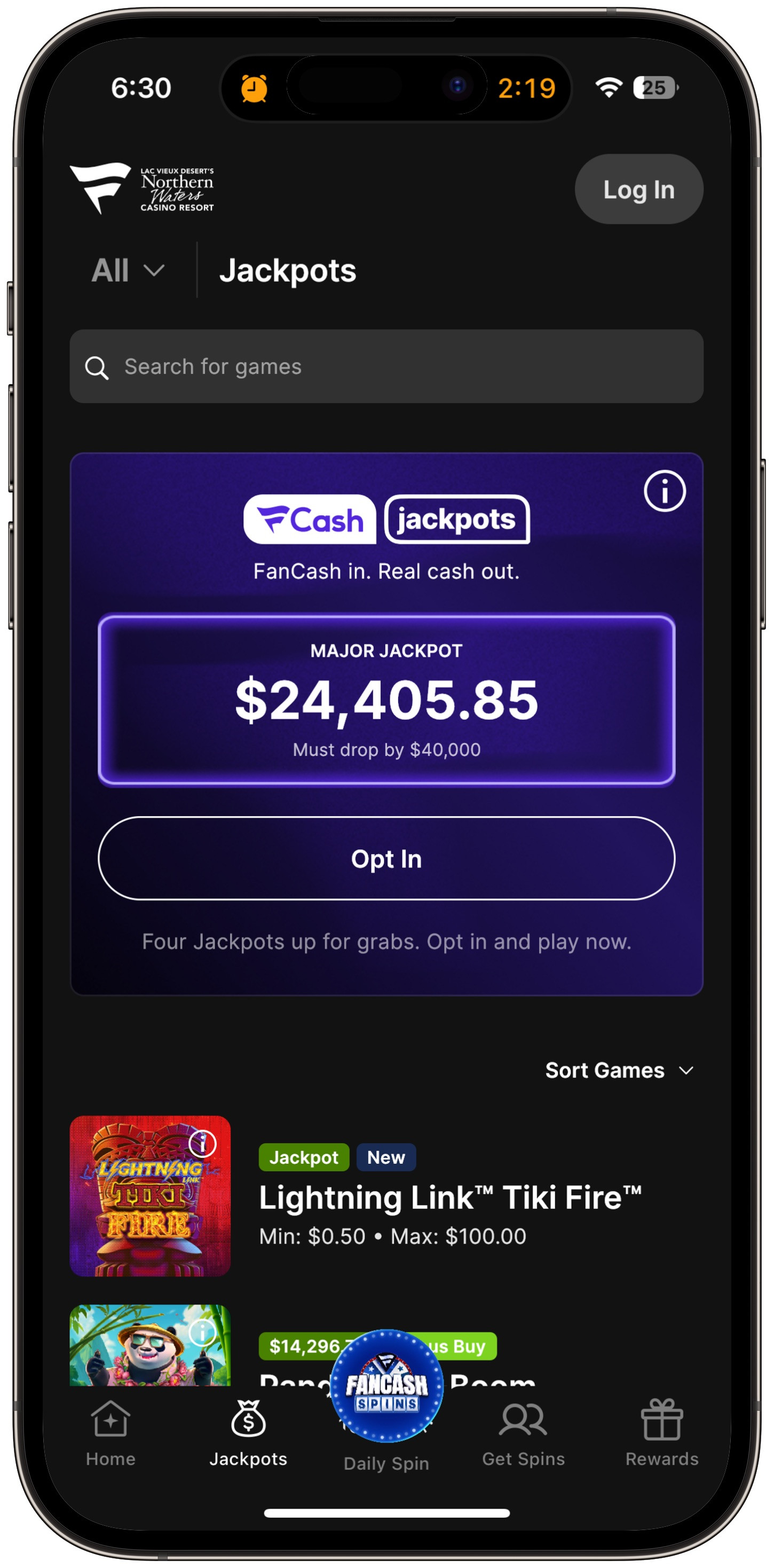 Fanatics Casino Jackpots