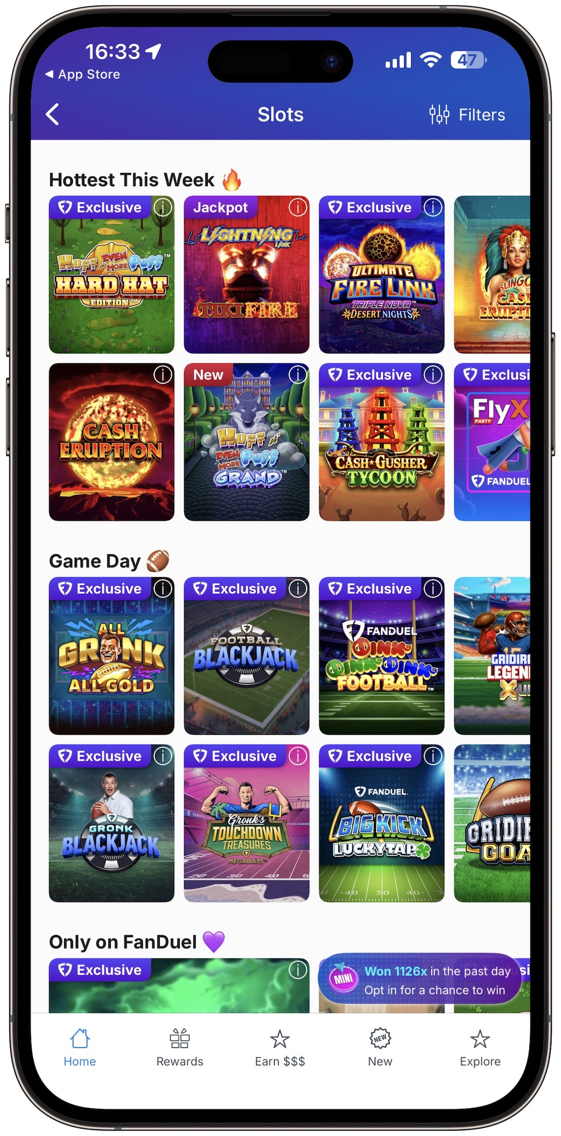 Fanduel Casino NJ Slots
