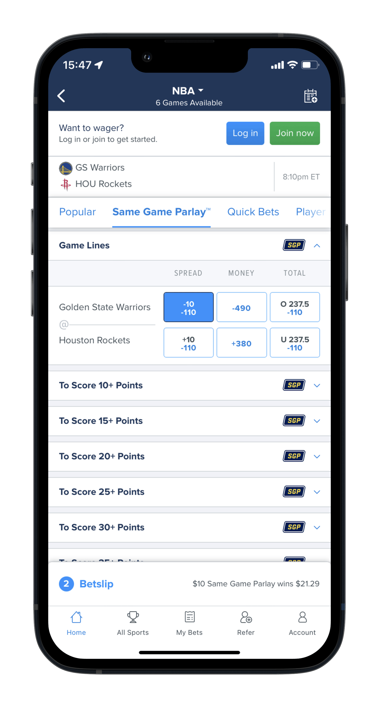 Fanduel Sportsbook NBA March 2023