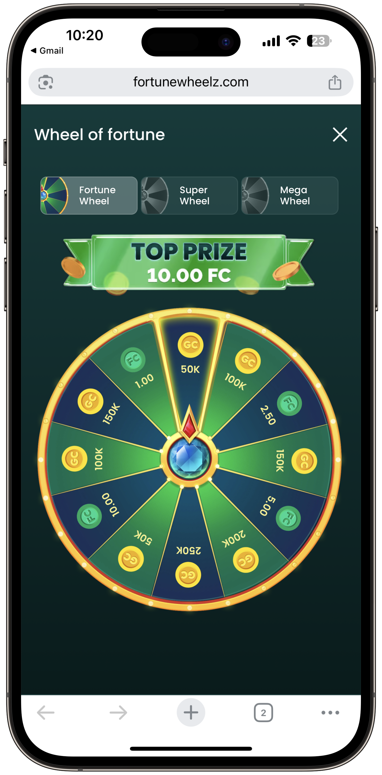 Fortune Wheelz Wheel Of Fortune