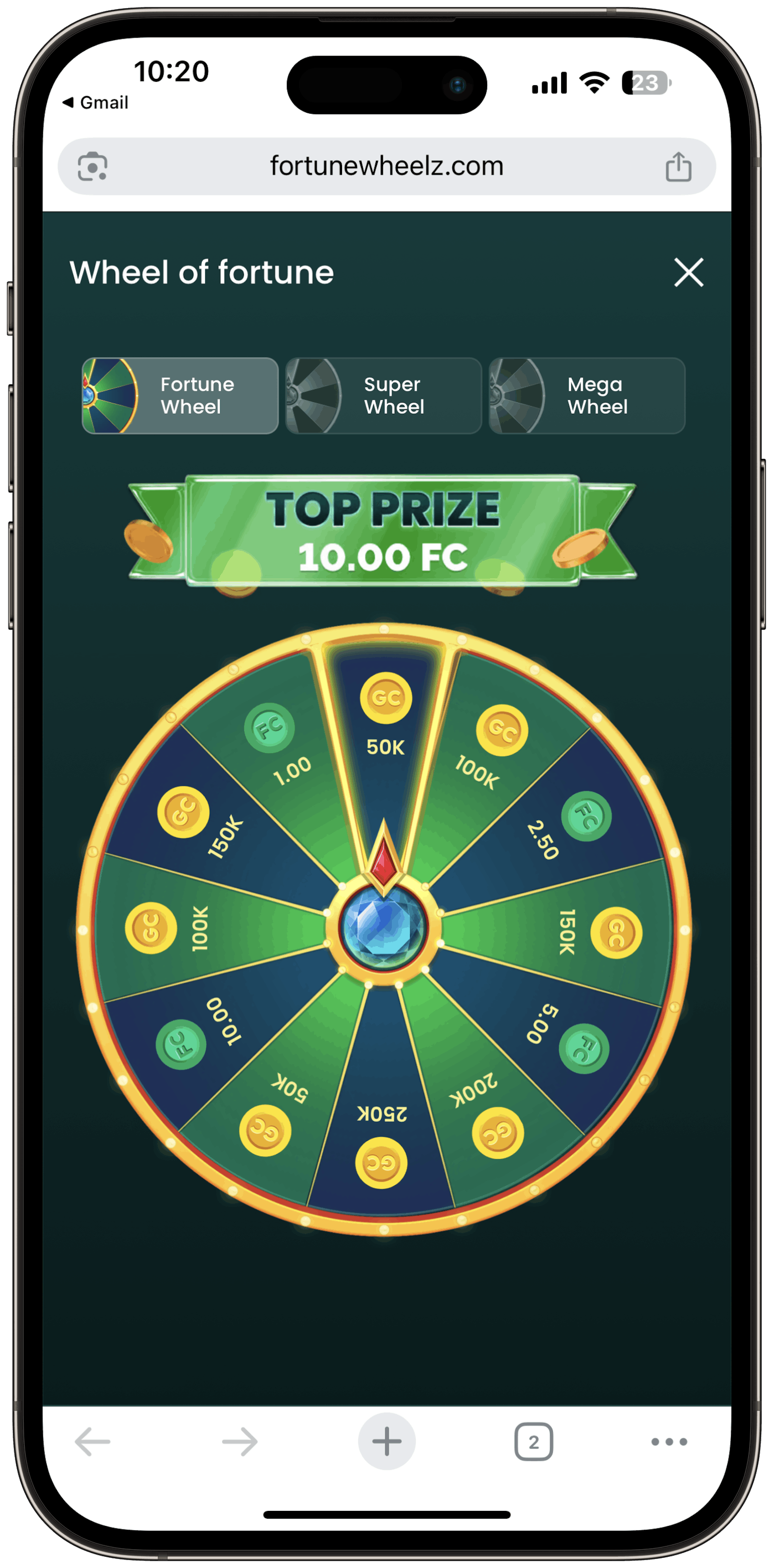 Fortune Wheelz Wheel Of Fortune