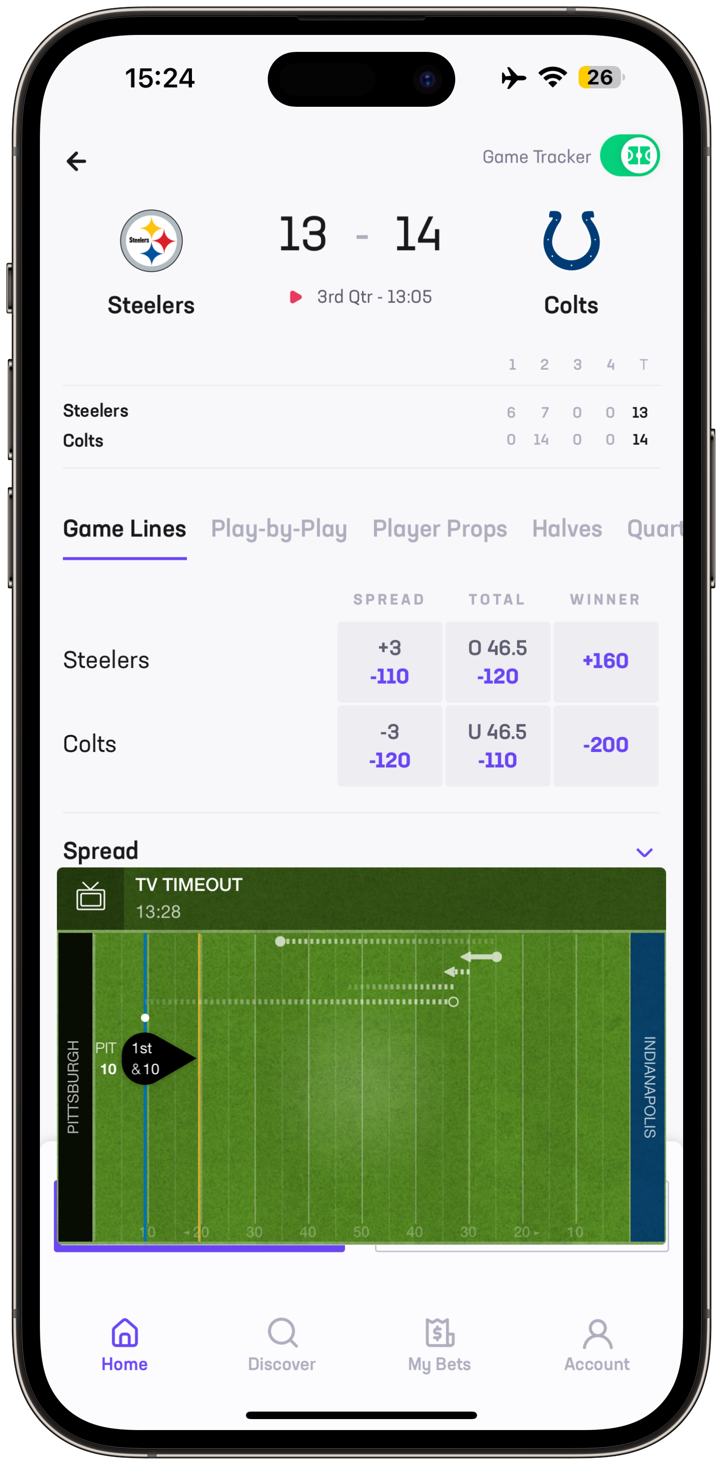 Hard Rock Bet Live Betting