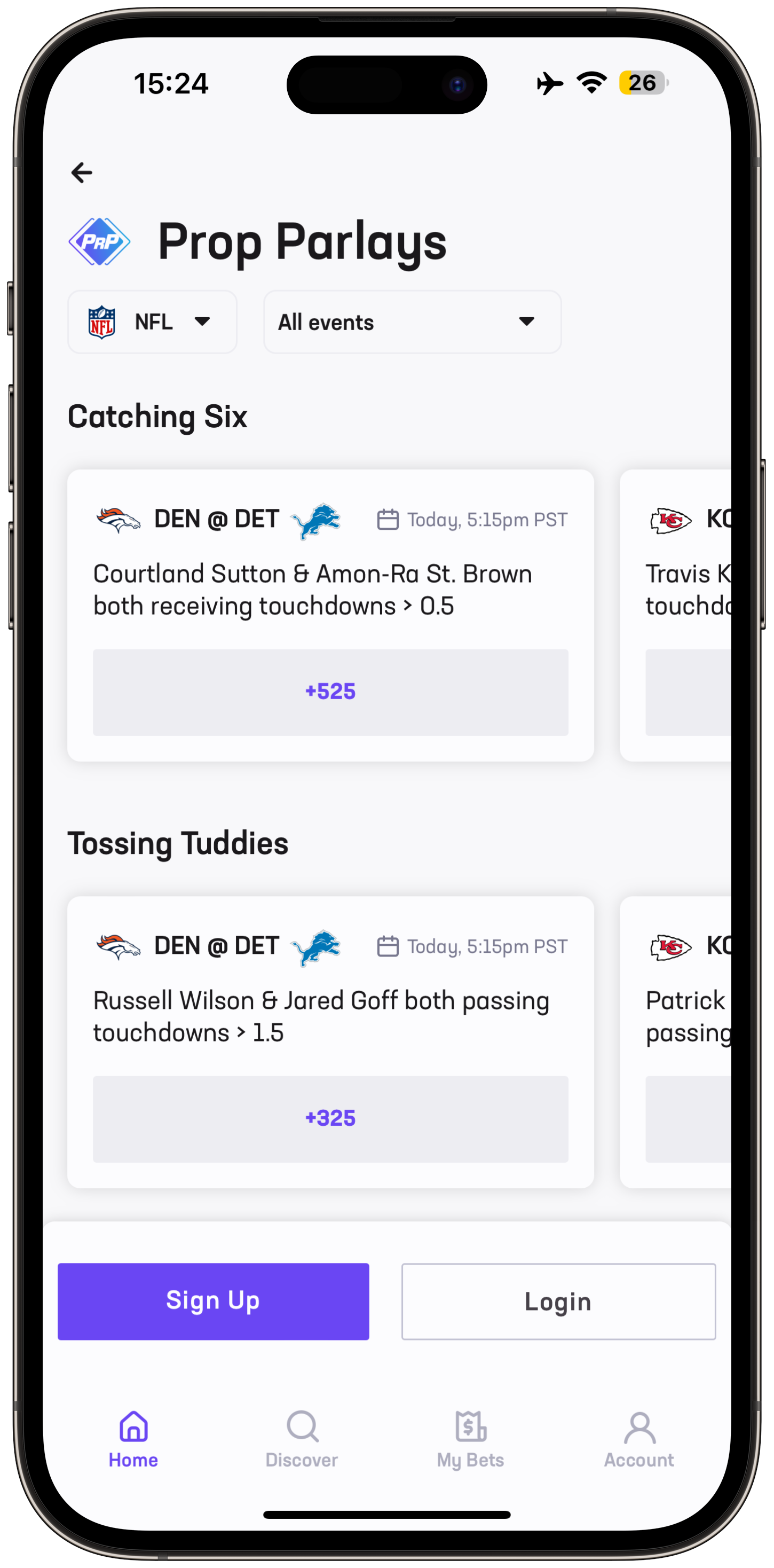 Hard Rock Bet Parlay Props