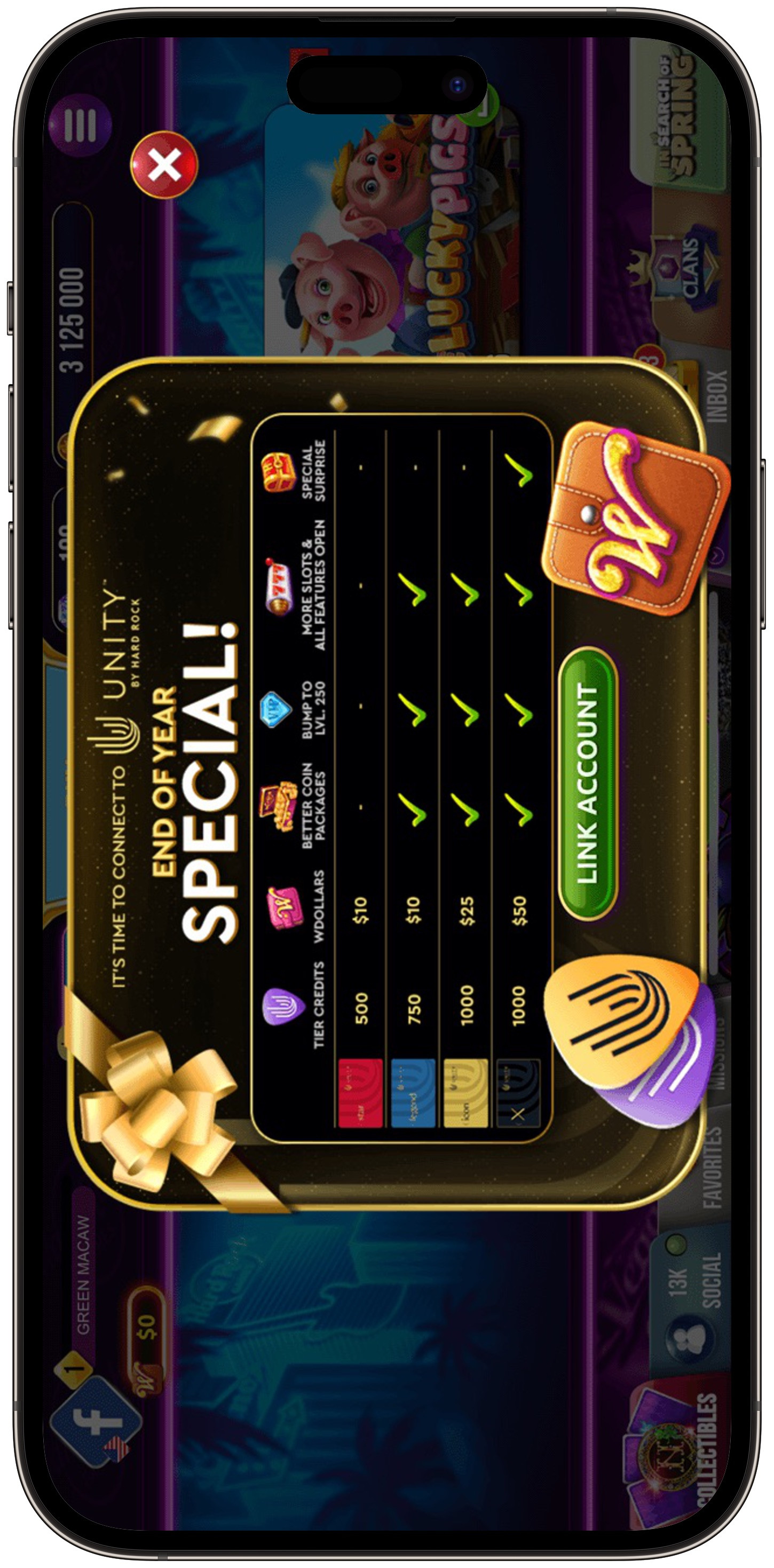 Hard Rock Jackpot Planet Unity Rewards