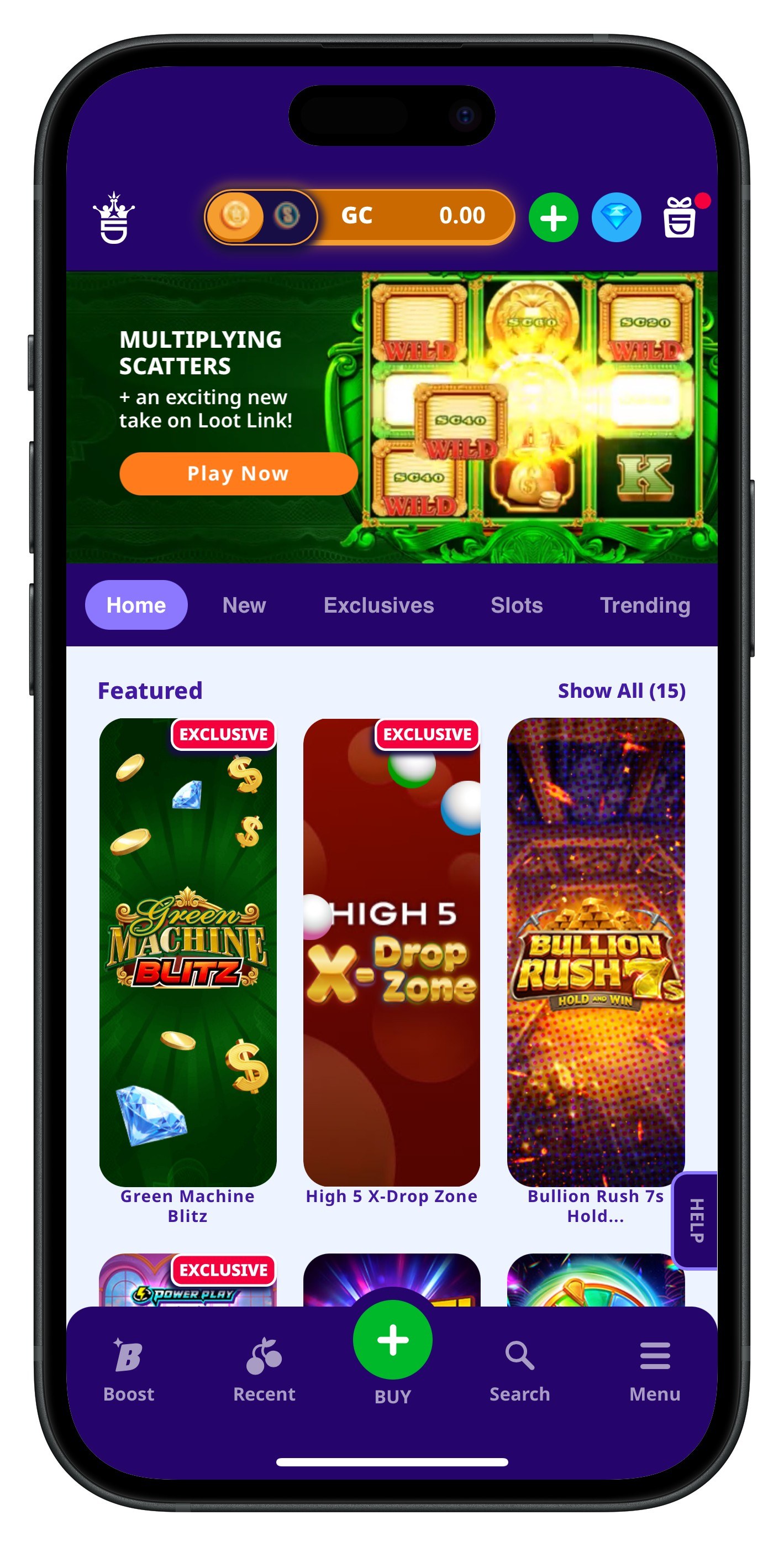 High 5 Casino Sweepstakes Home