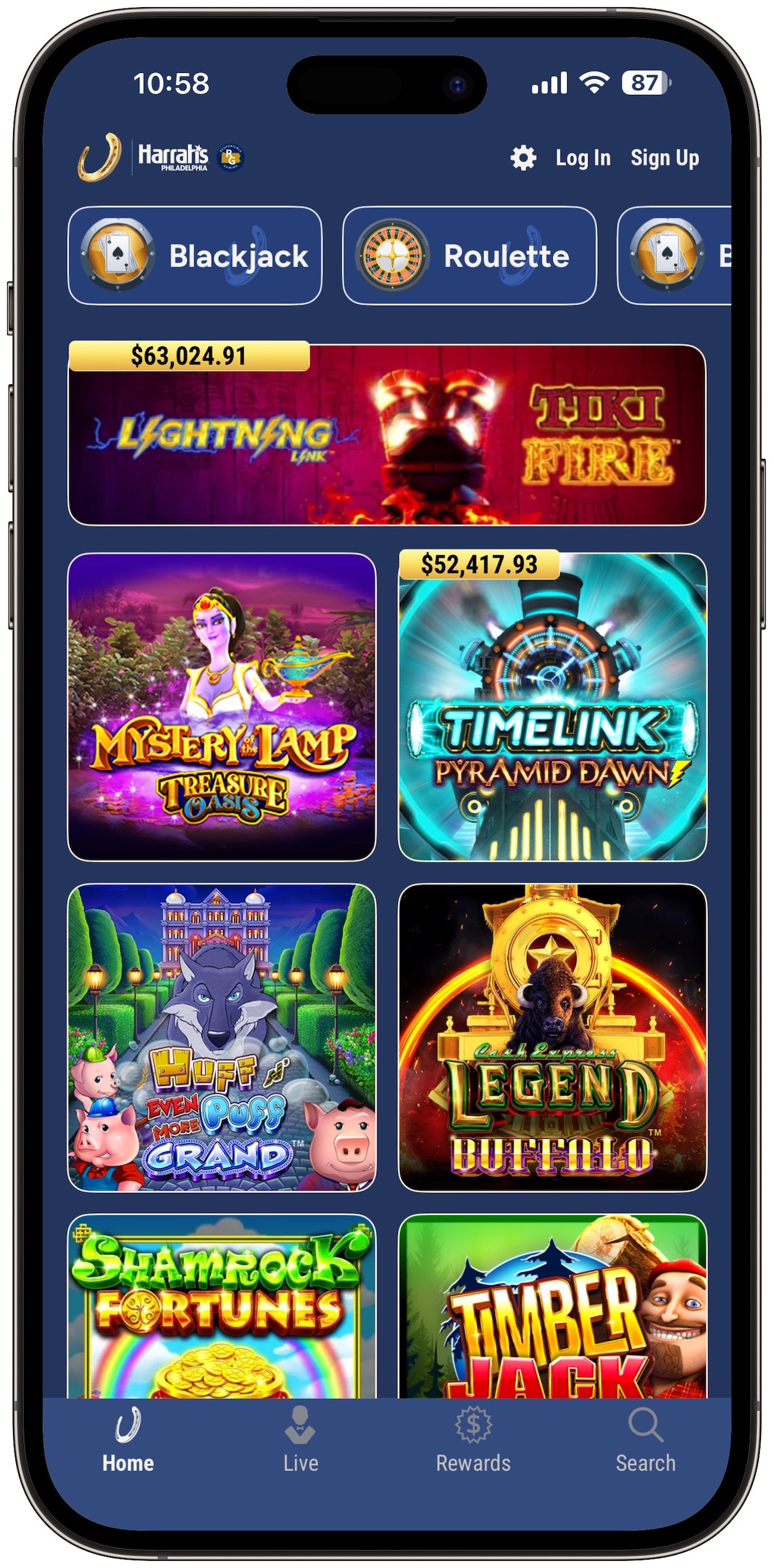 Horseshoe Online Casino App