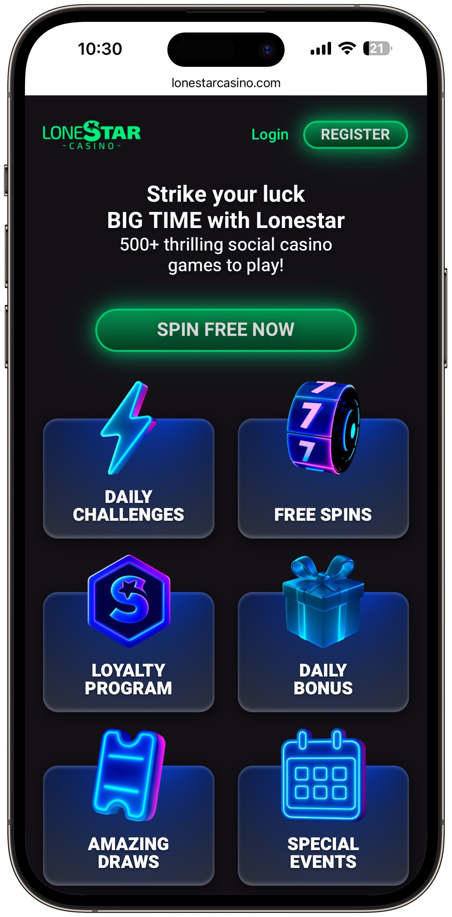Lonestar Casino Mobile 2