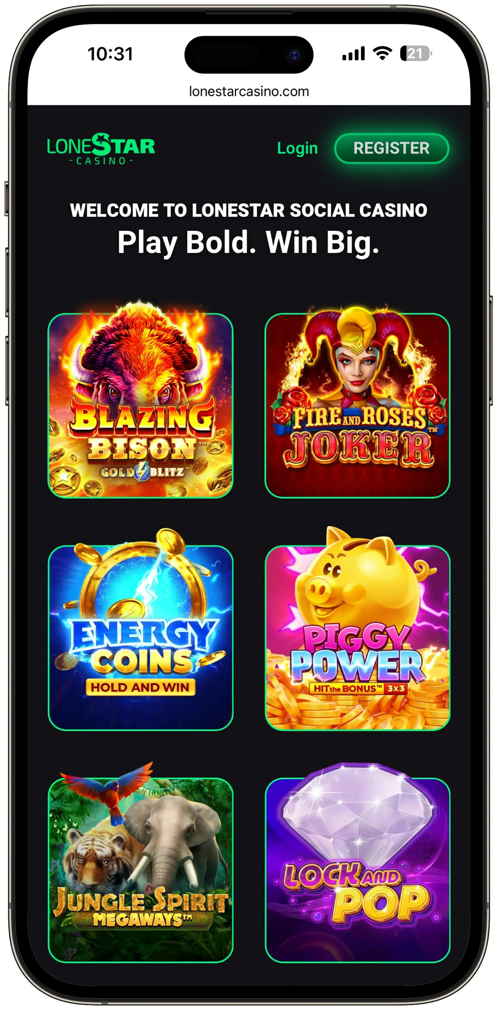 Lonestar Casino Mobile 3