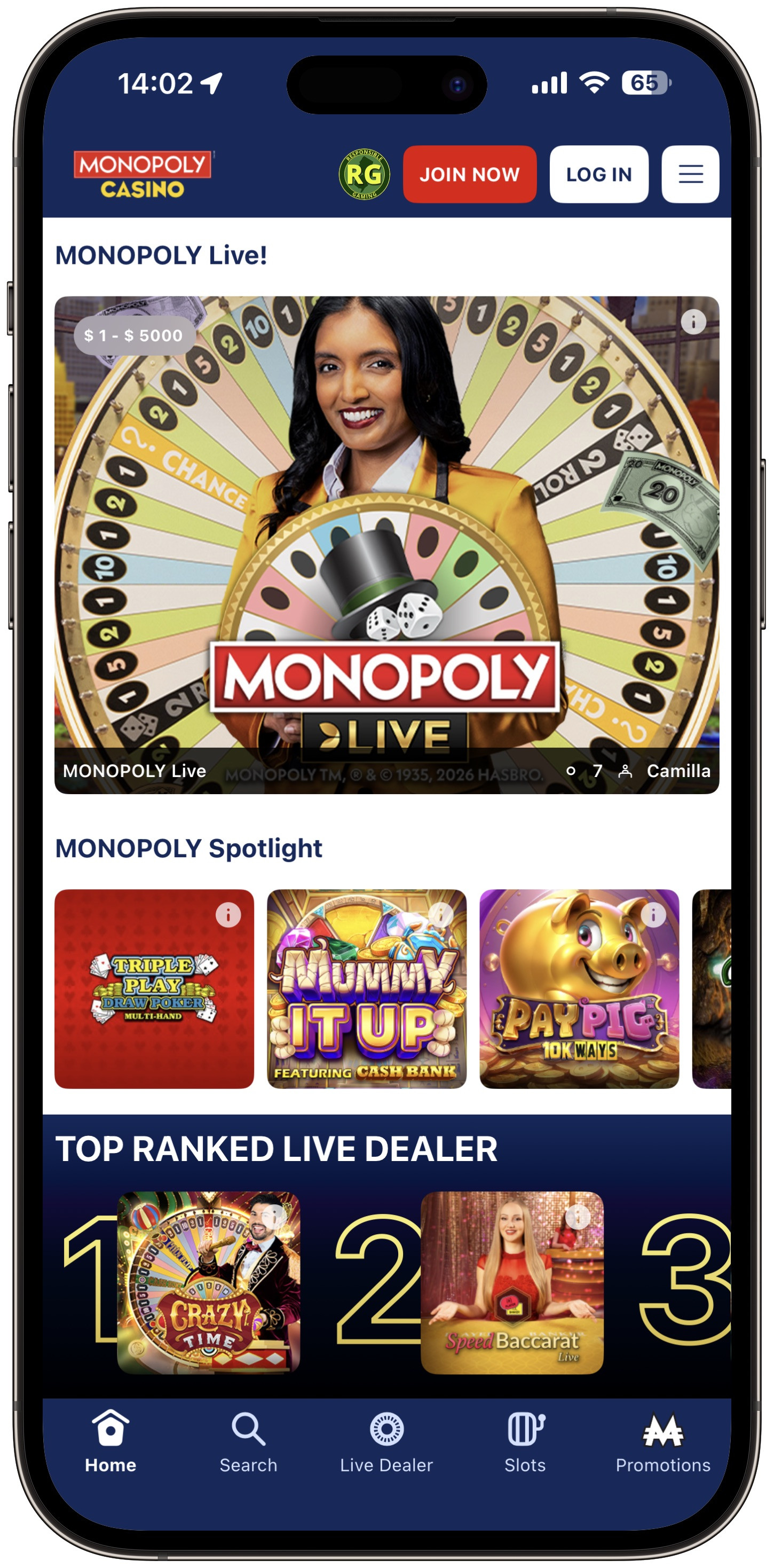 Monopoly Casino Monopoly Live