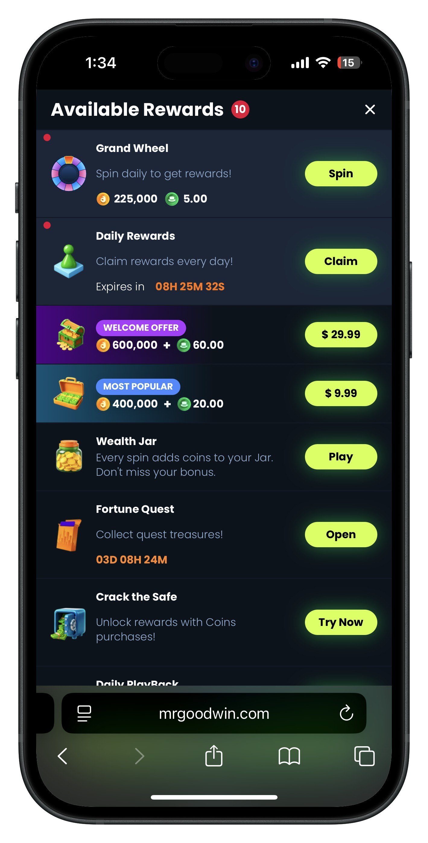 Mrgoodwin Rewards