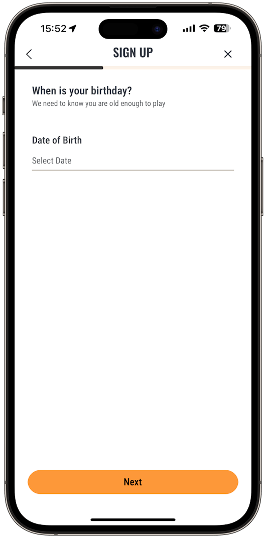 Online Casino Sign Up Process Step 3