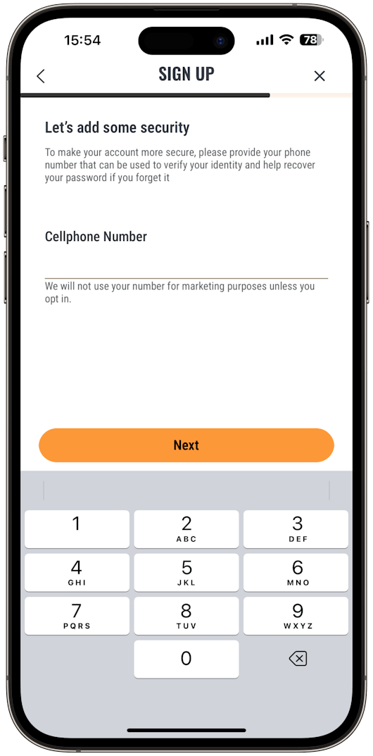 Online Casino Sign Up Process Step 6