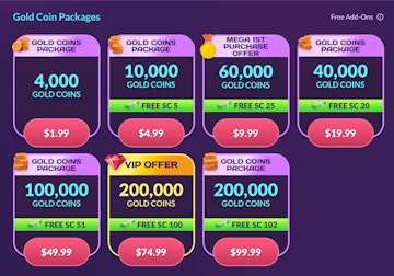 Playfame Coin Bundles