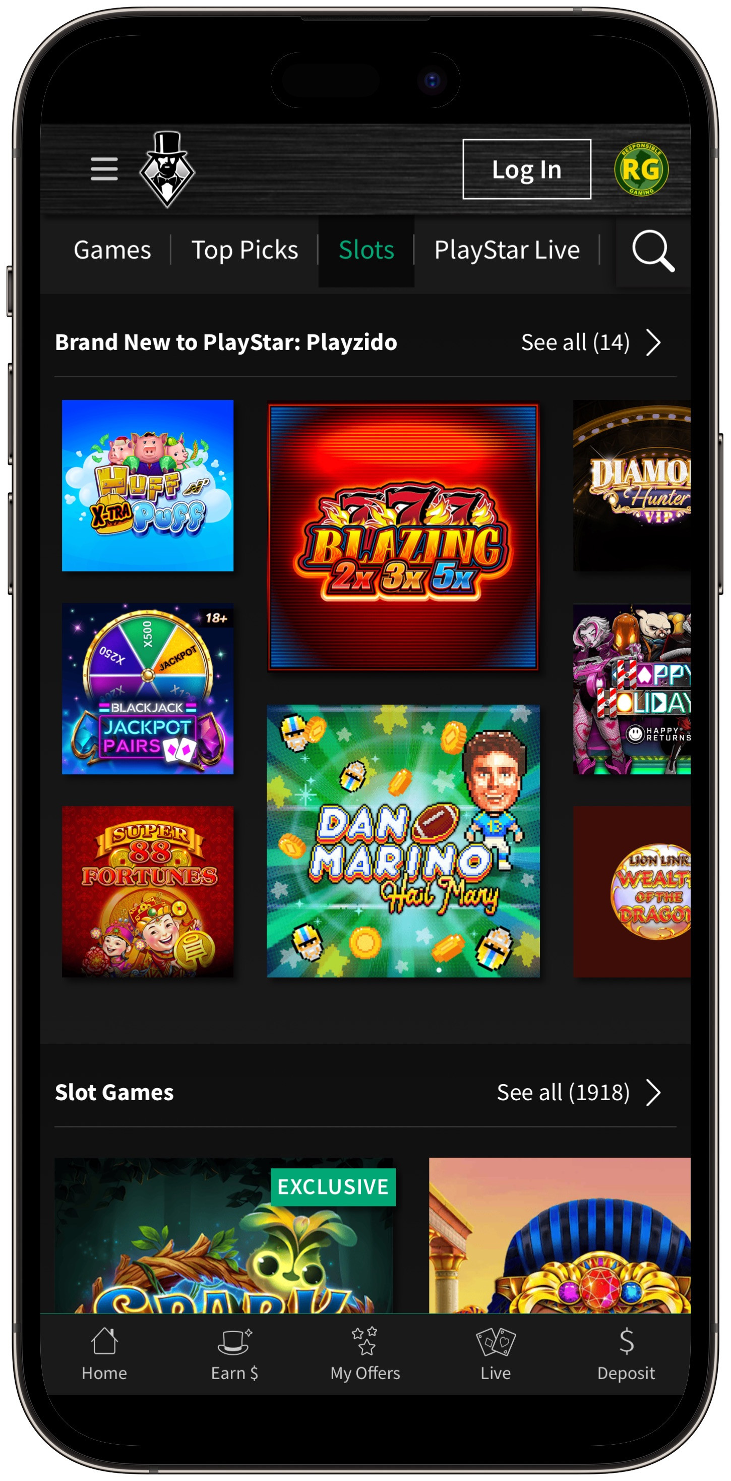 PlayStar Casino Slots