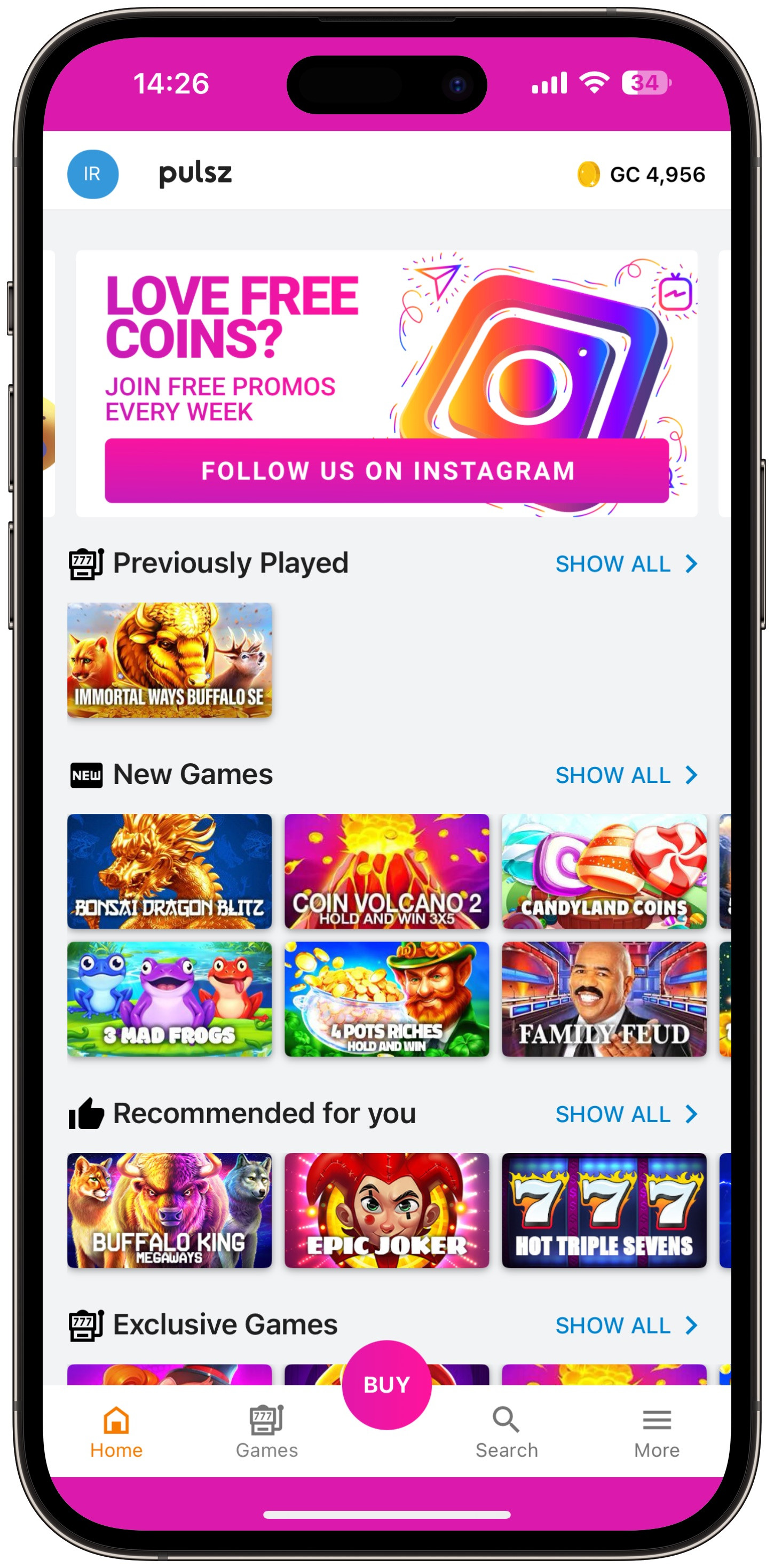 Pulsz App ios