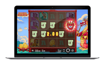 Smoking Dragon Laptop Mockup