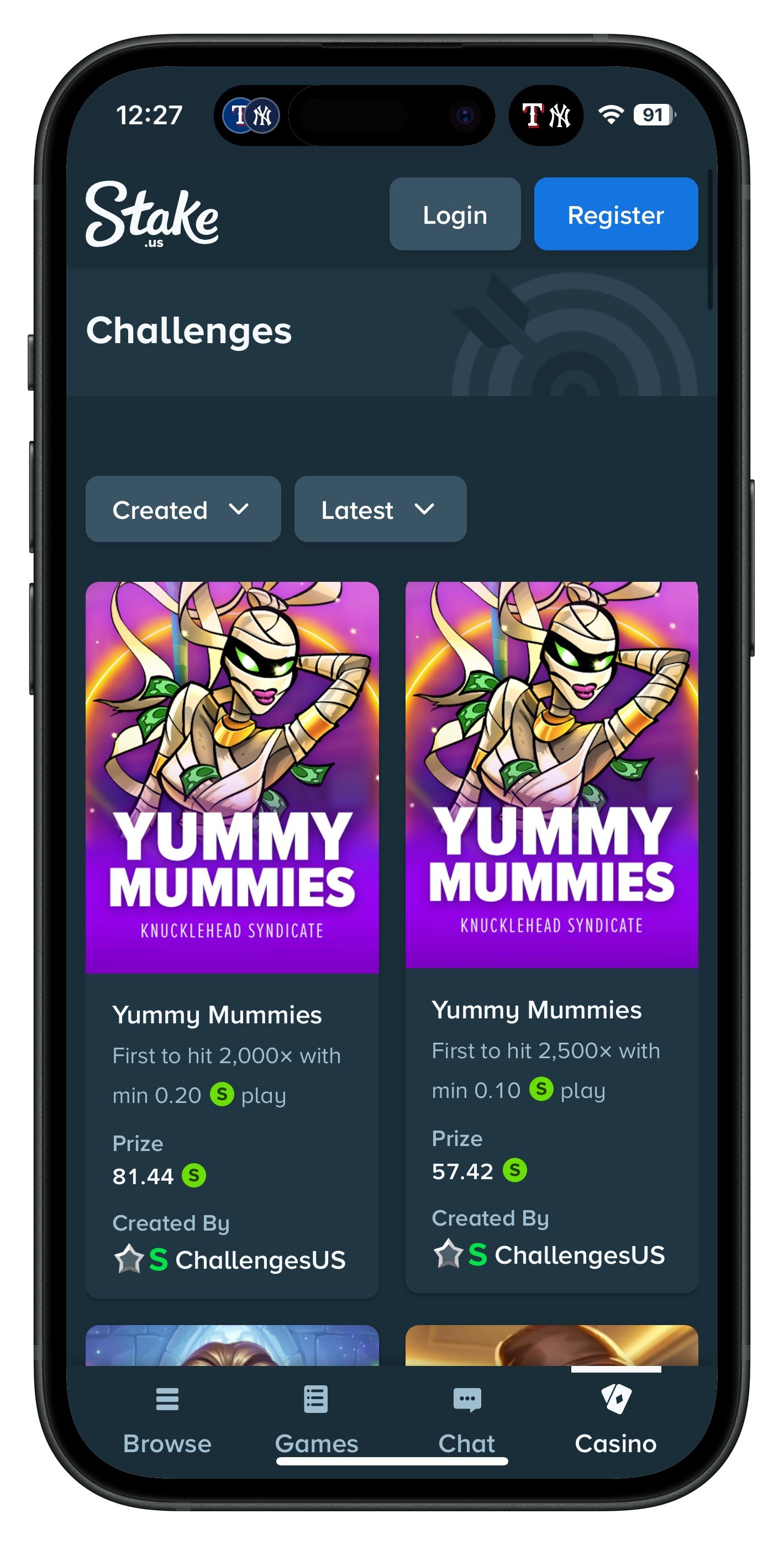 Stake US App Challenges