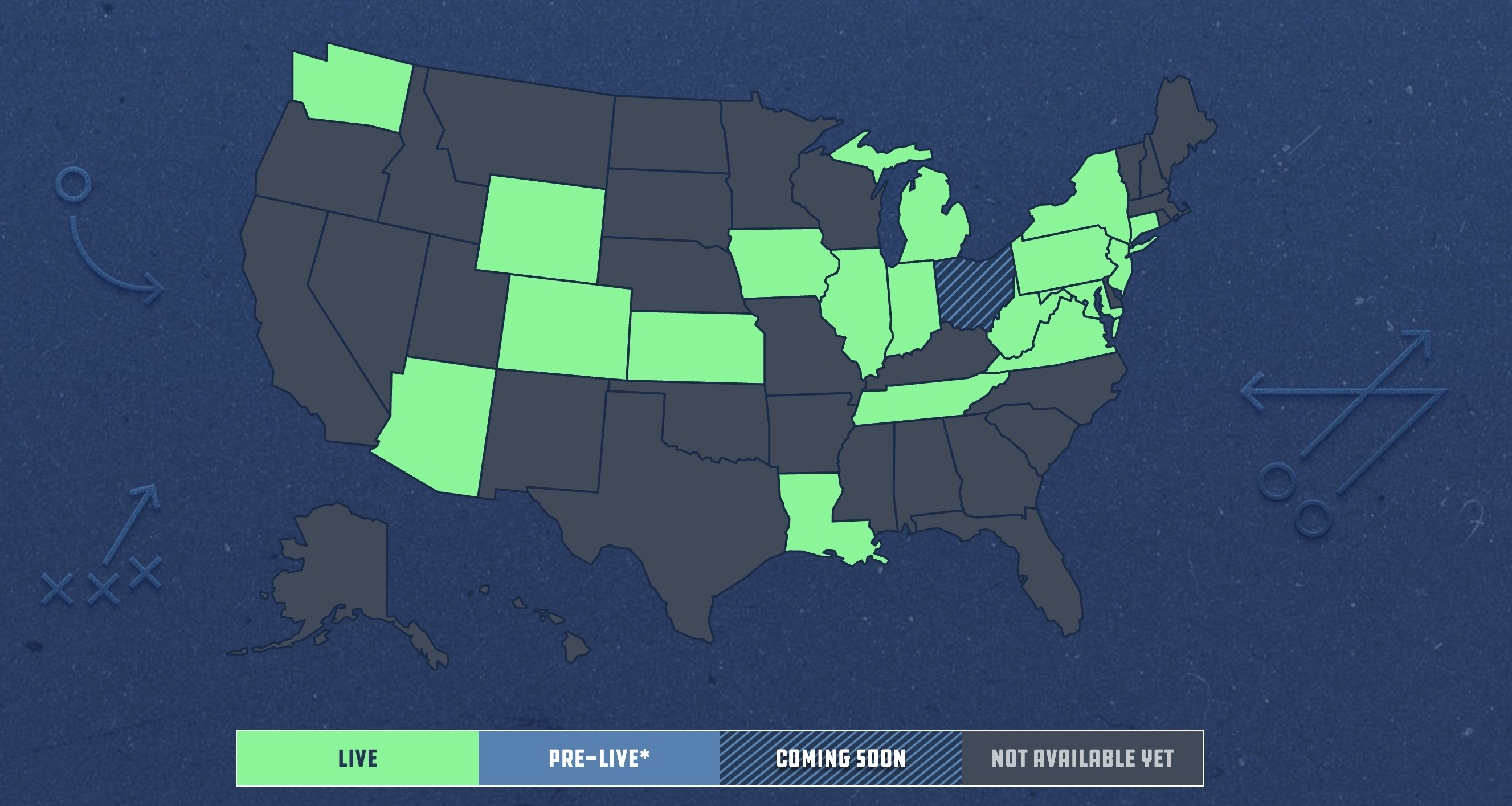 what states is online sports betting legal