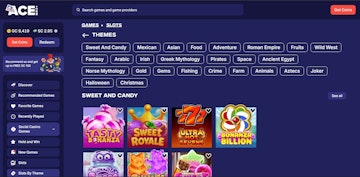 Ace slots themes