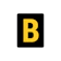 B Gaming Square Logo Black