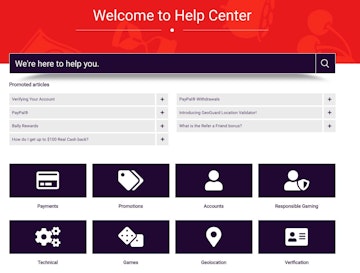 Bally Casino Customer Support Center