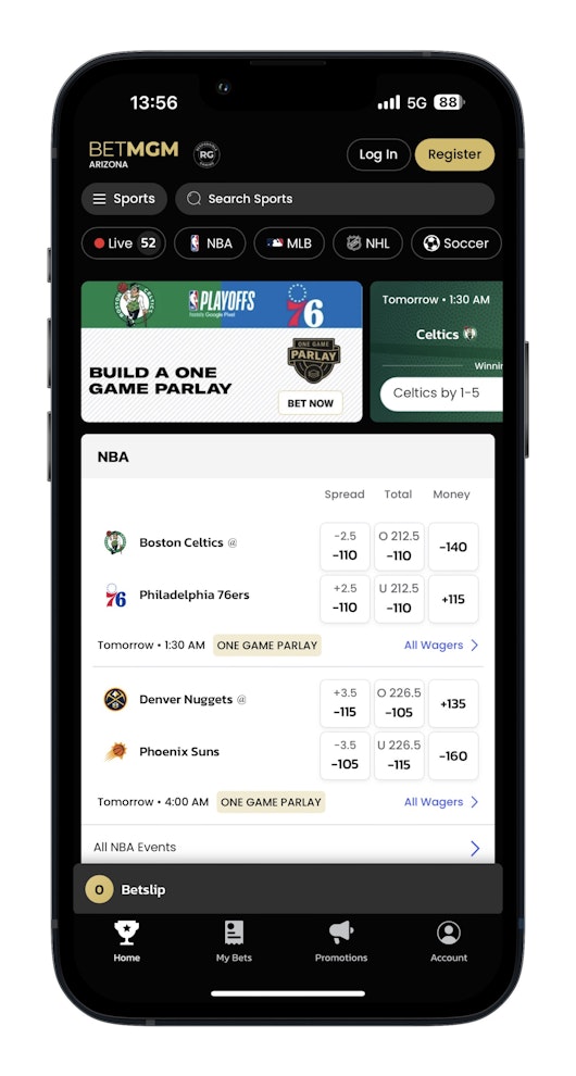 BetMGM iPhone Mockup