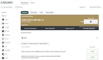 Caesars online sportsbook