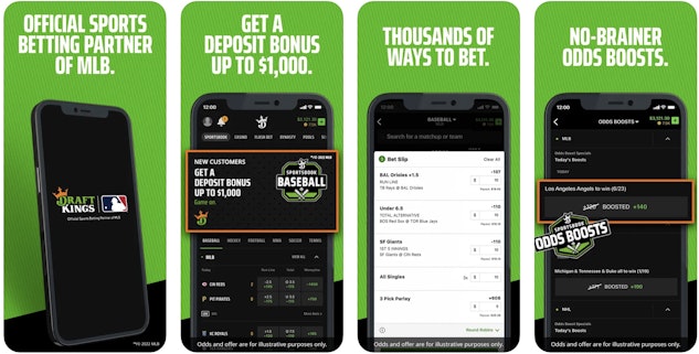 Draftkings Sportsbook App Store Banner