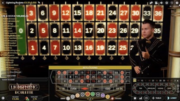 Evolution Gaming Lighting Roulette