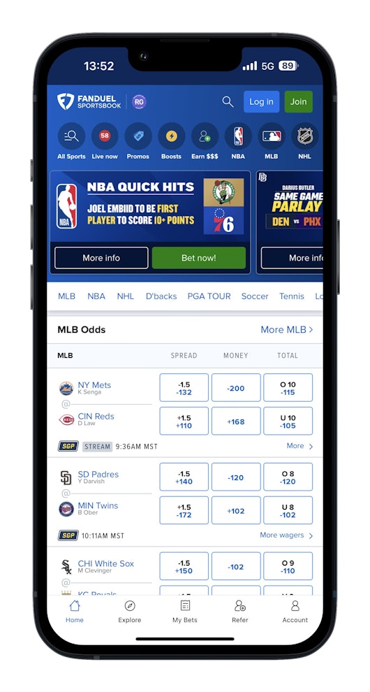 FanDuel Sportsbook App iphone